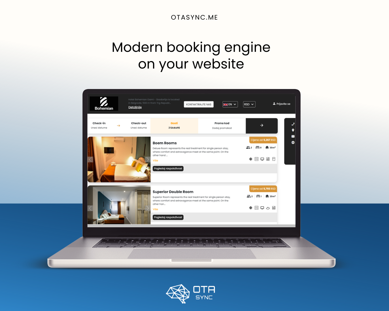 screenshot of OTA Sync